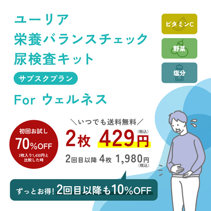 【初回70％OFF！】お得なサブスクプランforウェルネス【送料無料】